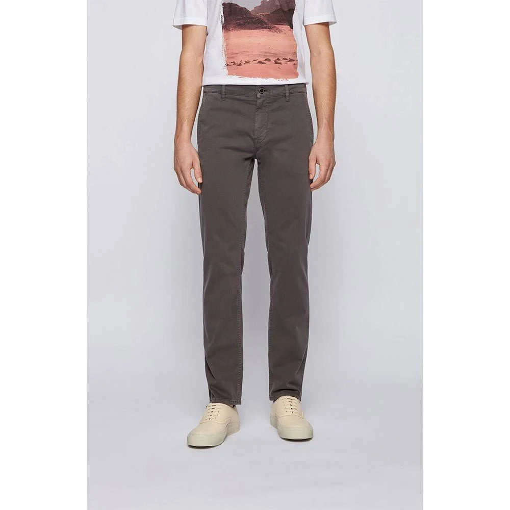 Slim Fit Brushed Stretch Cotton Chinos T35401