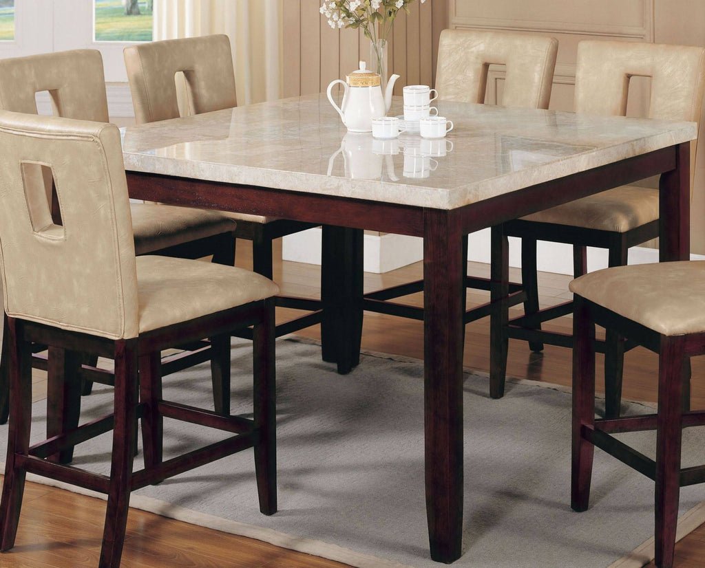 White Marble Counter Height Table H980