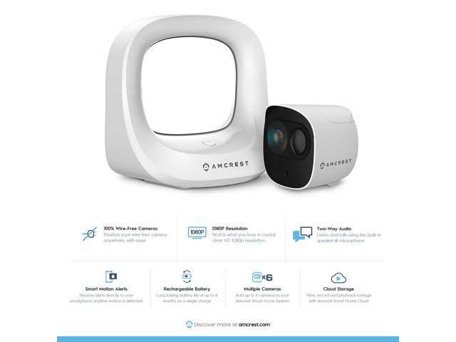 2MP Smart Home Battery Camera System L159