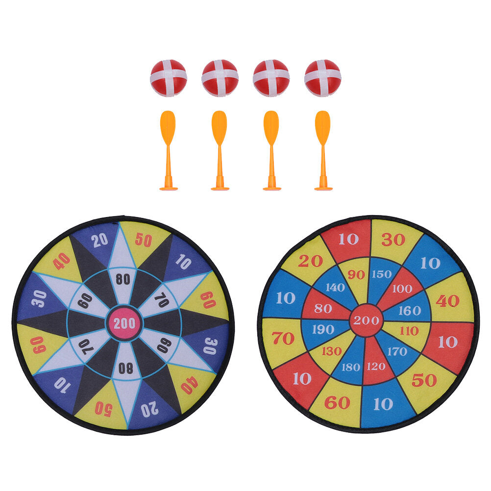 2 Sets Sticky Ball Dart Board Toy L1276
