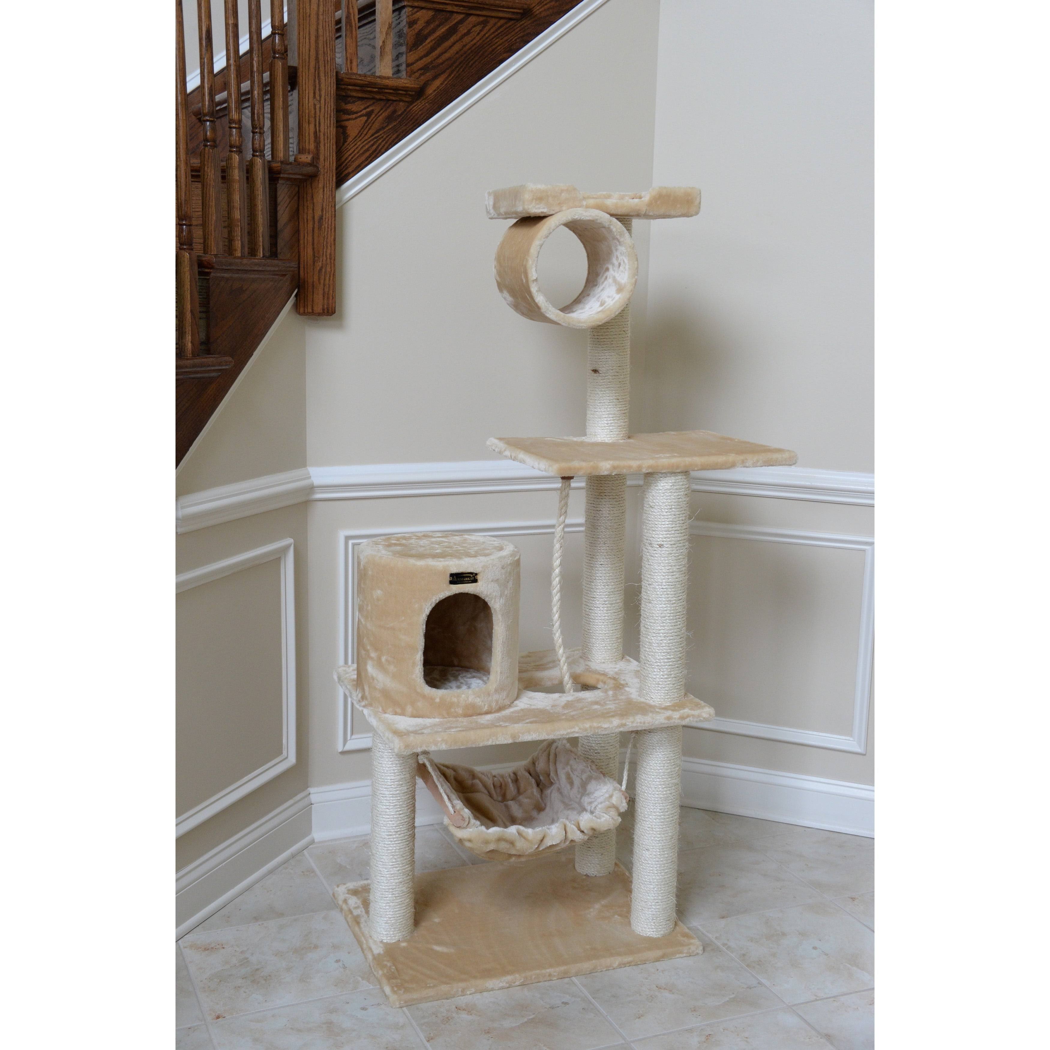 Beige 62 inch Cat Tree K731811