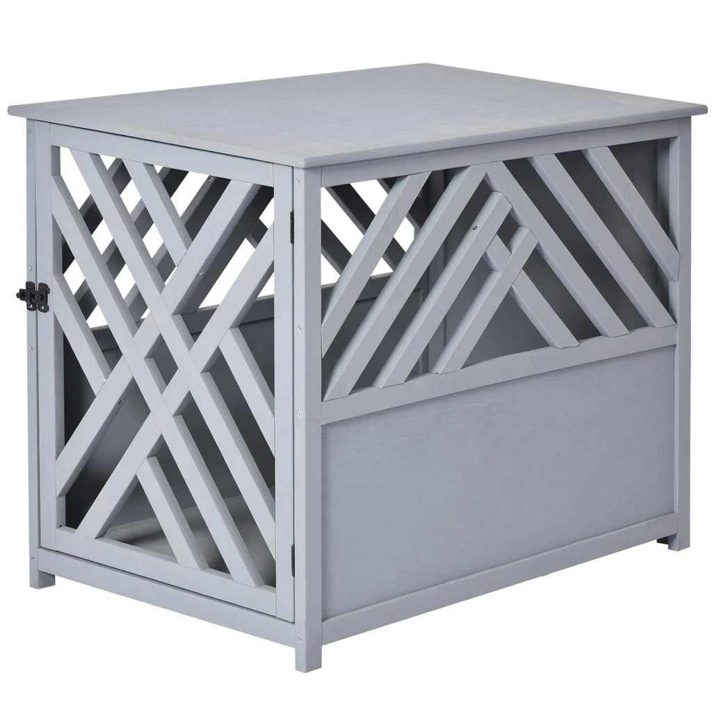 Natural Fir Wood Dog Cage/Crate S397253