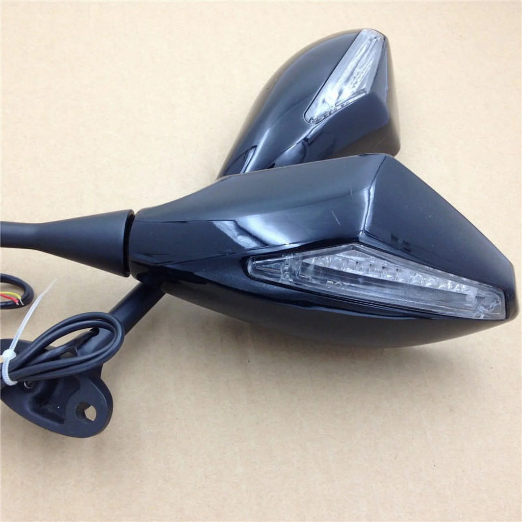 Turn Signal Mirrors For Honda CBR 600RR CBR1000RR Gloss Black Q863919