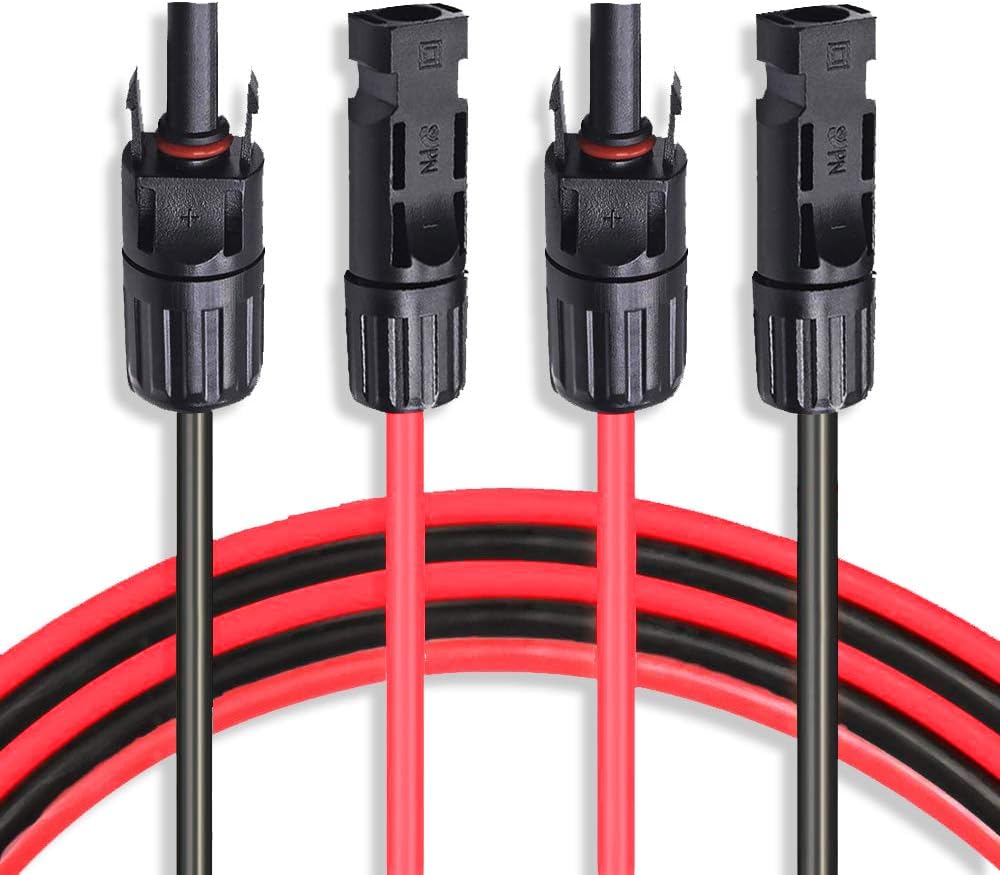 10 AWG 40 Feet Solar Extension Cable with Female and Male Connector X37622