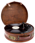 Wooden Suitcase Turntable With Bluetooth M6551