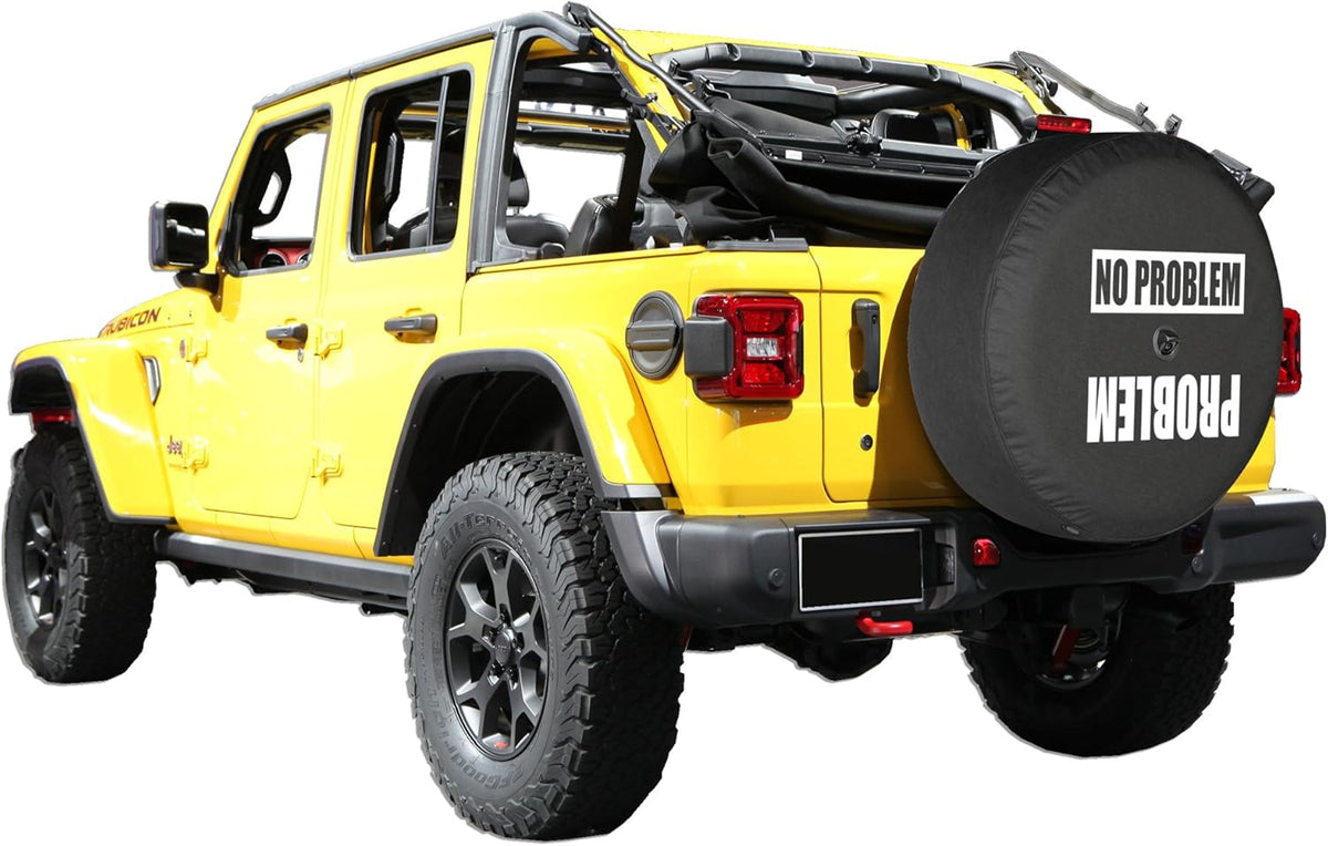 Soft JL Tire Cover for Jeep Wrangler with Back-up Camera, Pack of 2 H119