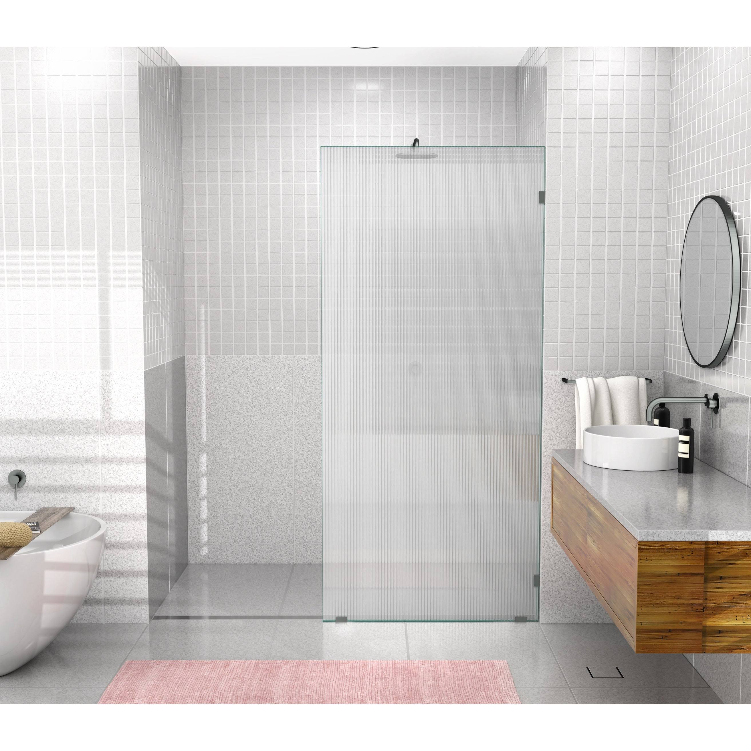 Bronze Frameless Fixed Glass Panel N70762