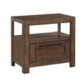 Modern Rustic Open Nightstand Q855