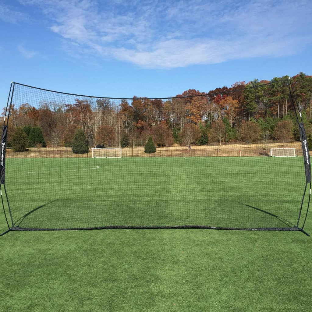 Lacrosse Backstop, 21' x 11' Collapsible Barrier Wall, Includes Travel Case B24733