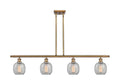 4 Light Island Brushed Lighting F251171