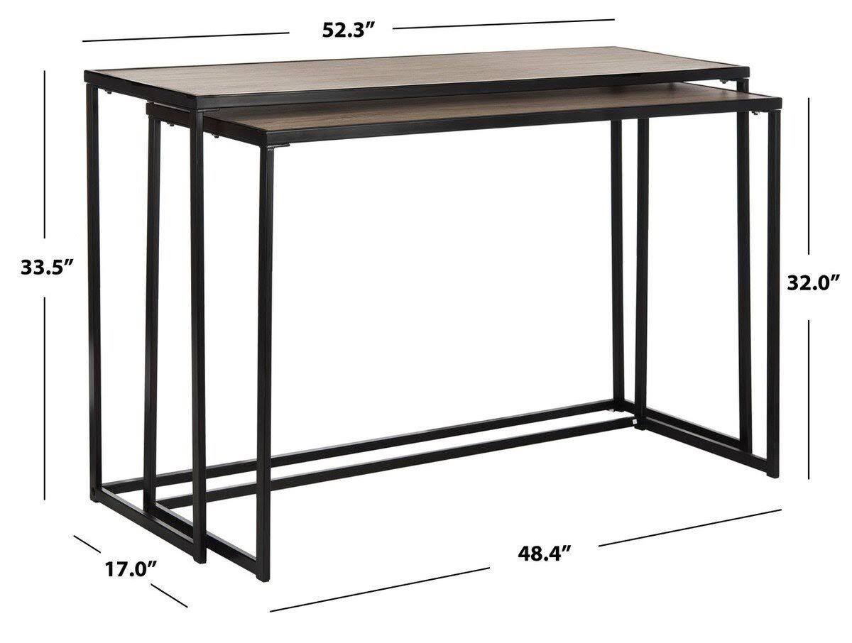 Light Brown Wood Stacking Console J861716