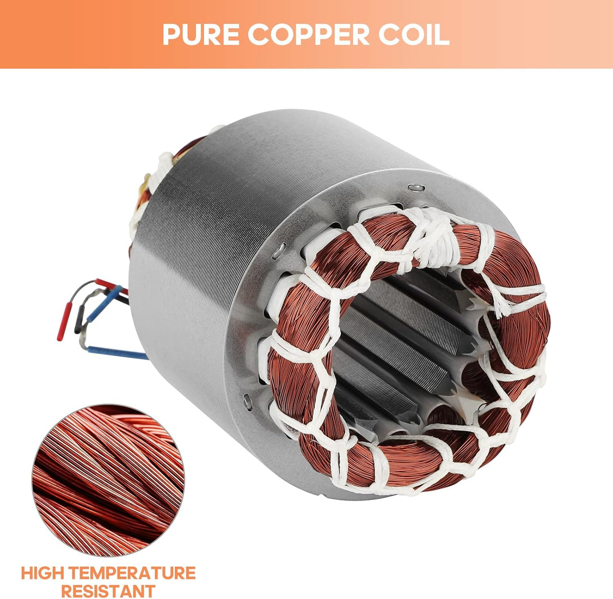 80W Concrete Vibrator Vibration Motor Single Phase AC 110V 3600RPM Aluminum Alloy Case Electric Vibrating Vibrators for Shaker Table E453344
