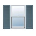 14 1/2 inchw x 95 inchh Vinyl Open Louver Shutters Per Pair W9018