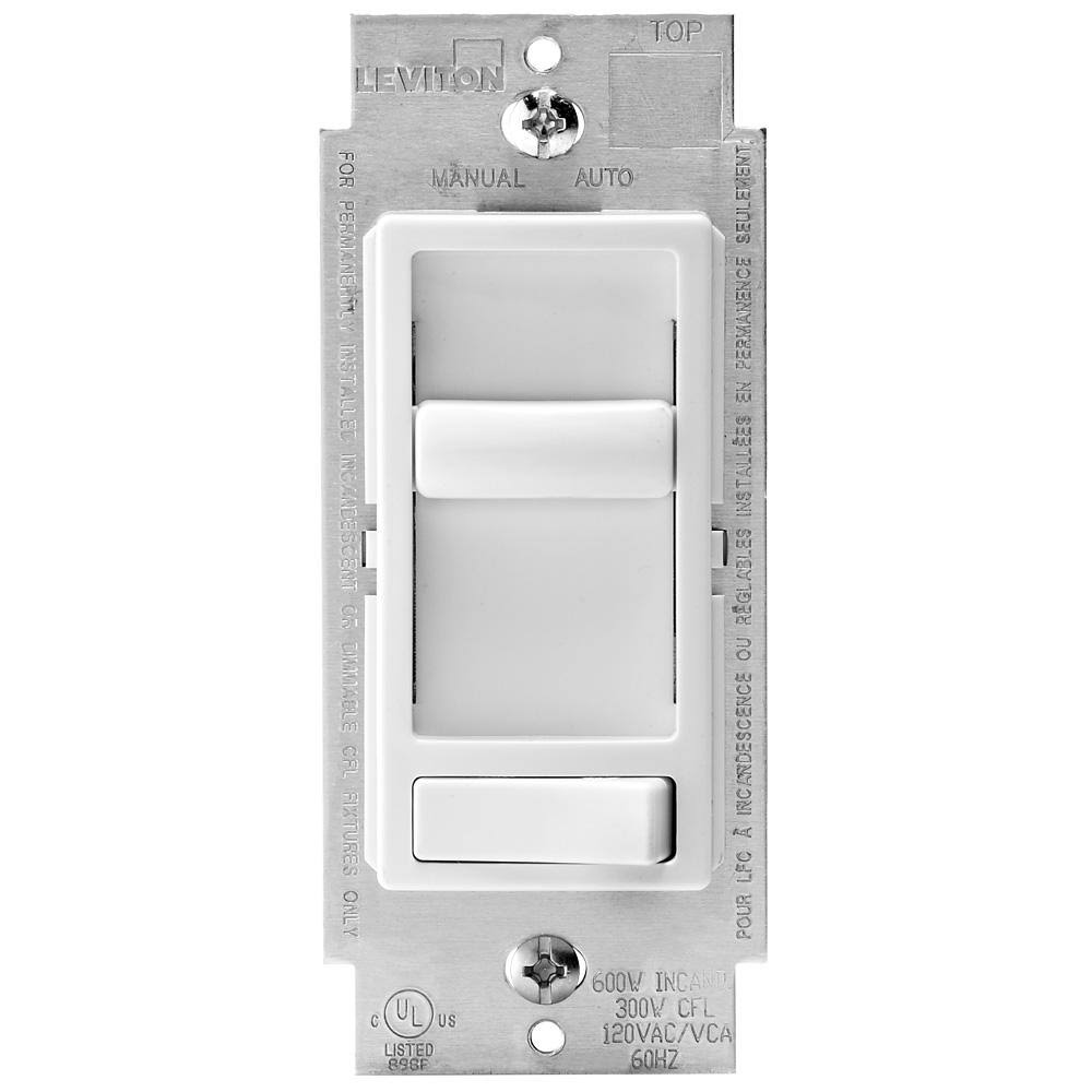 White 5-Pack Slide Dimmer R809