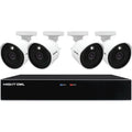 Expandable 8 Channel 4 Camera 4K Ultra HD Wired DVR Surveillance System with 2TB Hard Drive A446