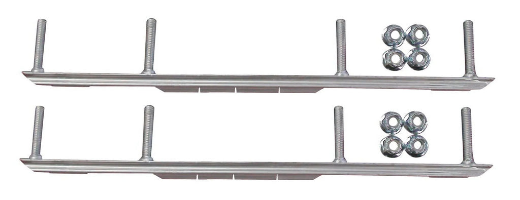 Yellow XPT Snowmobile Skis with 7.5" Shaper Bars Complete Kit J559433