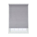 Gray Faux Wood Room Darkening Horizontal Blinds U728