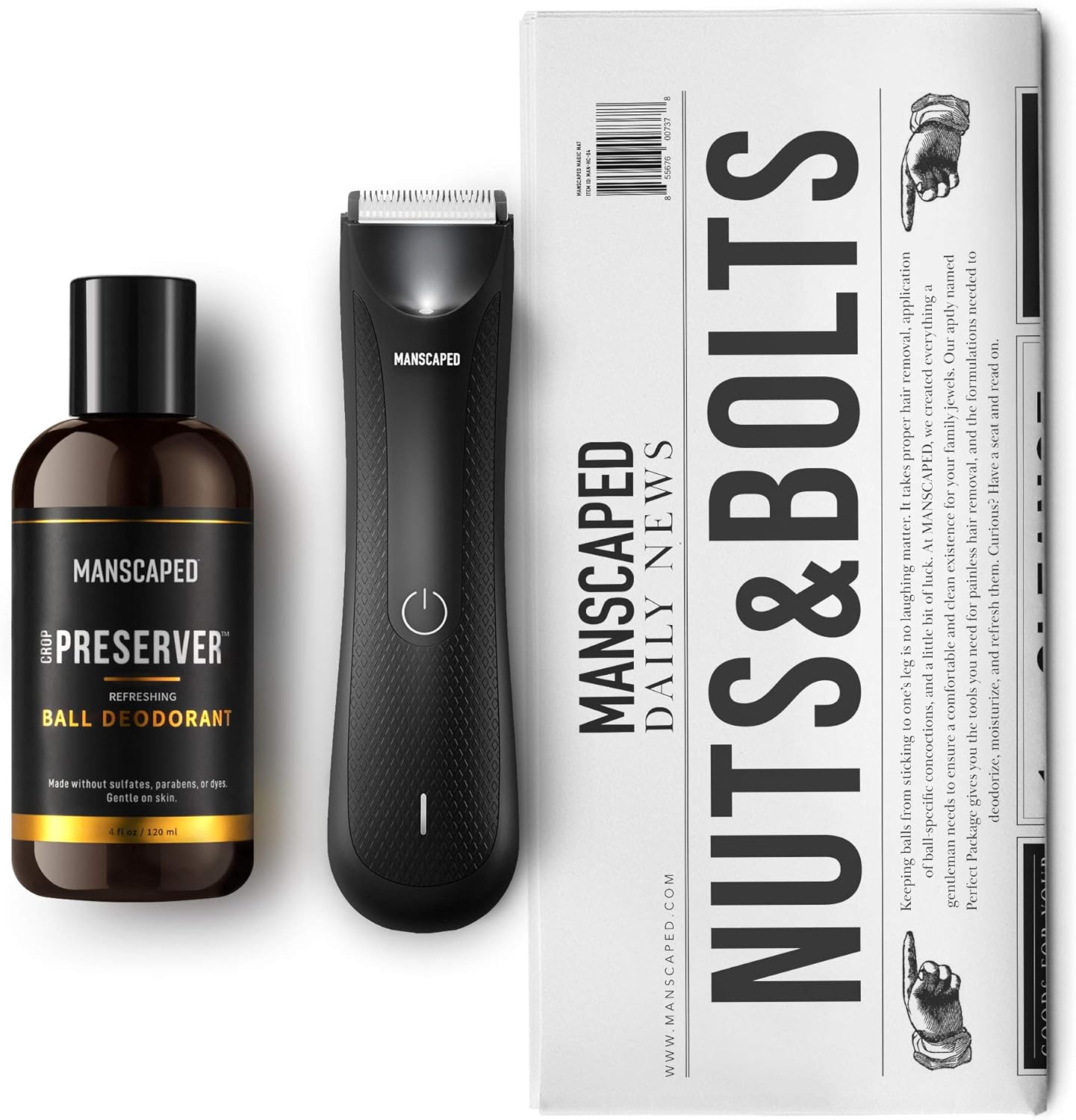 Men's Grooming Kit with Waterproof Trimmer, Deodorant and Shaving Mats Pack of 2 Q128