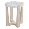 Marble End Table in Sun-Bleached Ash Brown Z625964