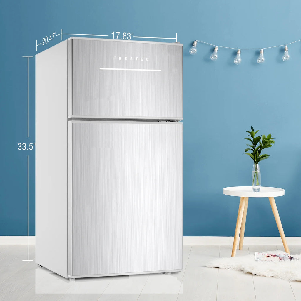 Silver 3.0 Cu.Ft Mini Refrigerator with Freezer H47721