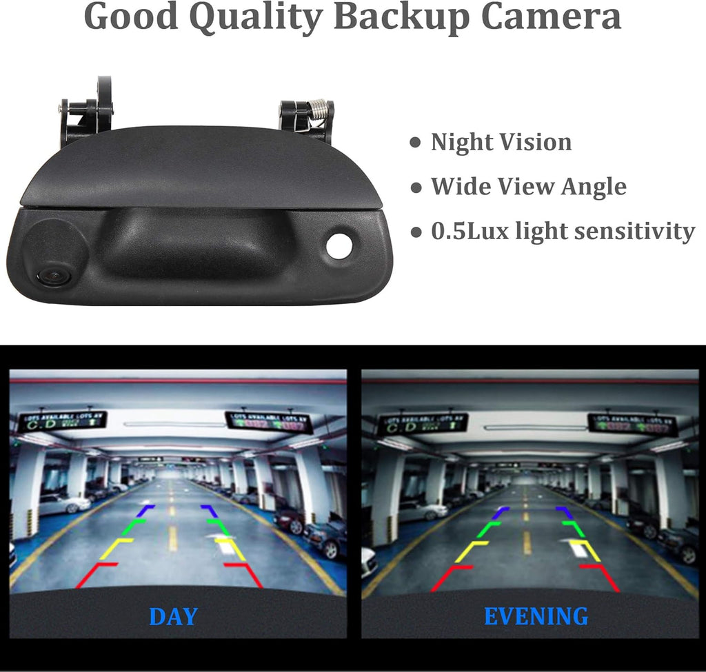 Tailgate Handle Reverse Backup Camera Rear View Parking Waterproof G674628