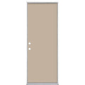 30 in. x 80 in. Flush Right-Hand Inswing Painted Steel Prehung Front Exterior Door P13201