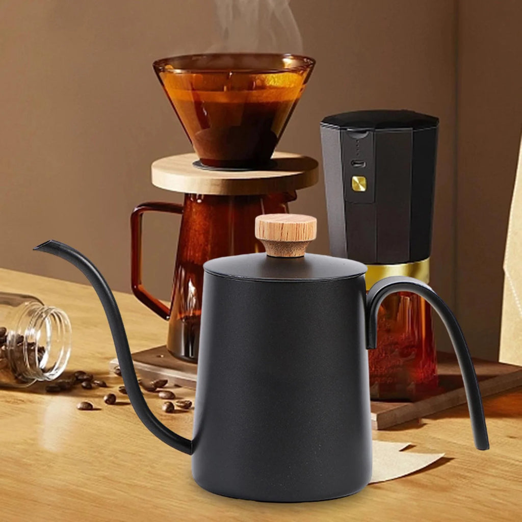 350ml Gooseneck Stainless Drip Coffee Kettle Y82599
