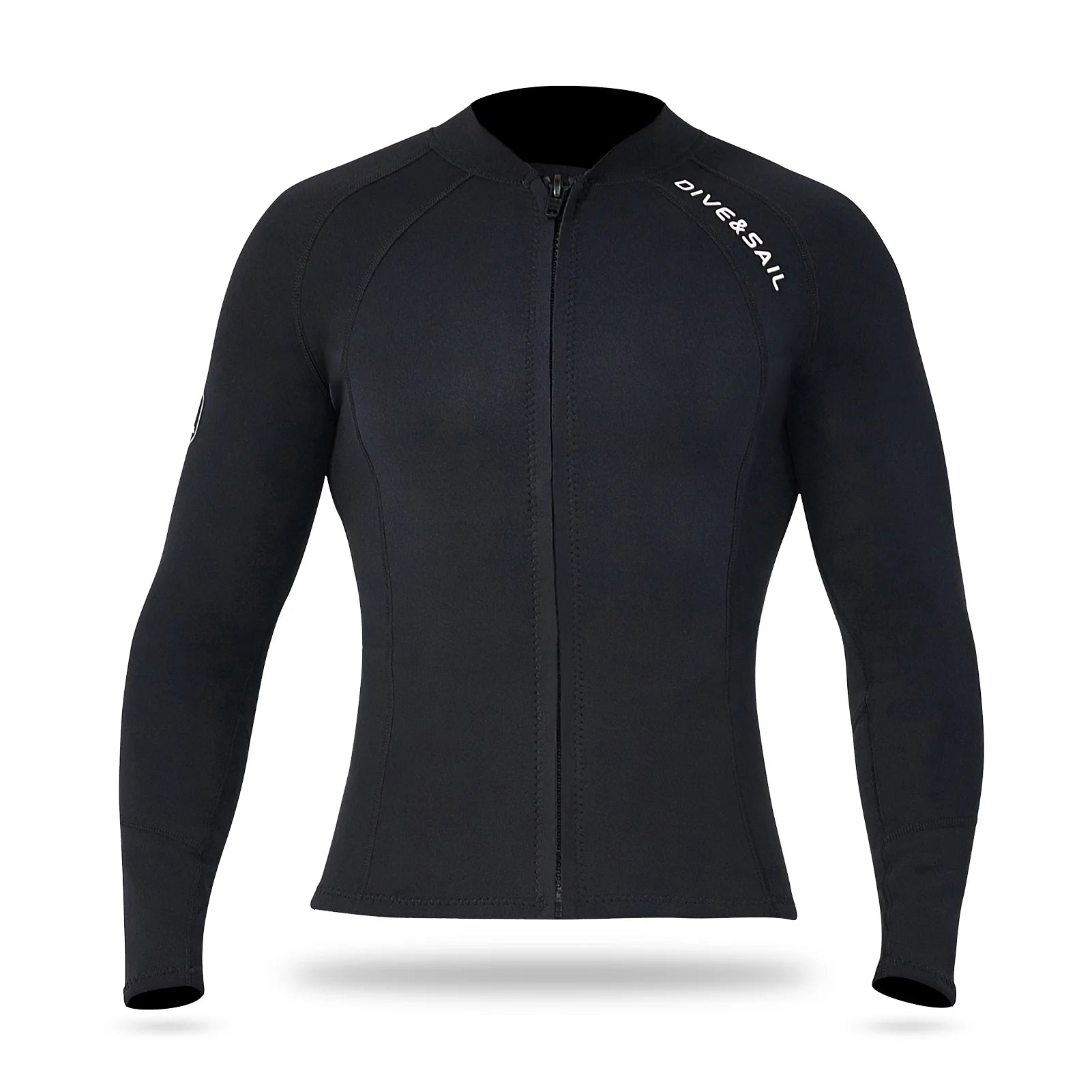 2mm Neoprene Front Zipper Wetsuits Jacket Long Sleeves Wetsuit U759