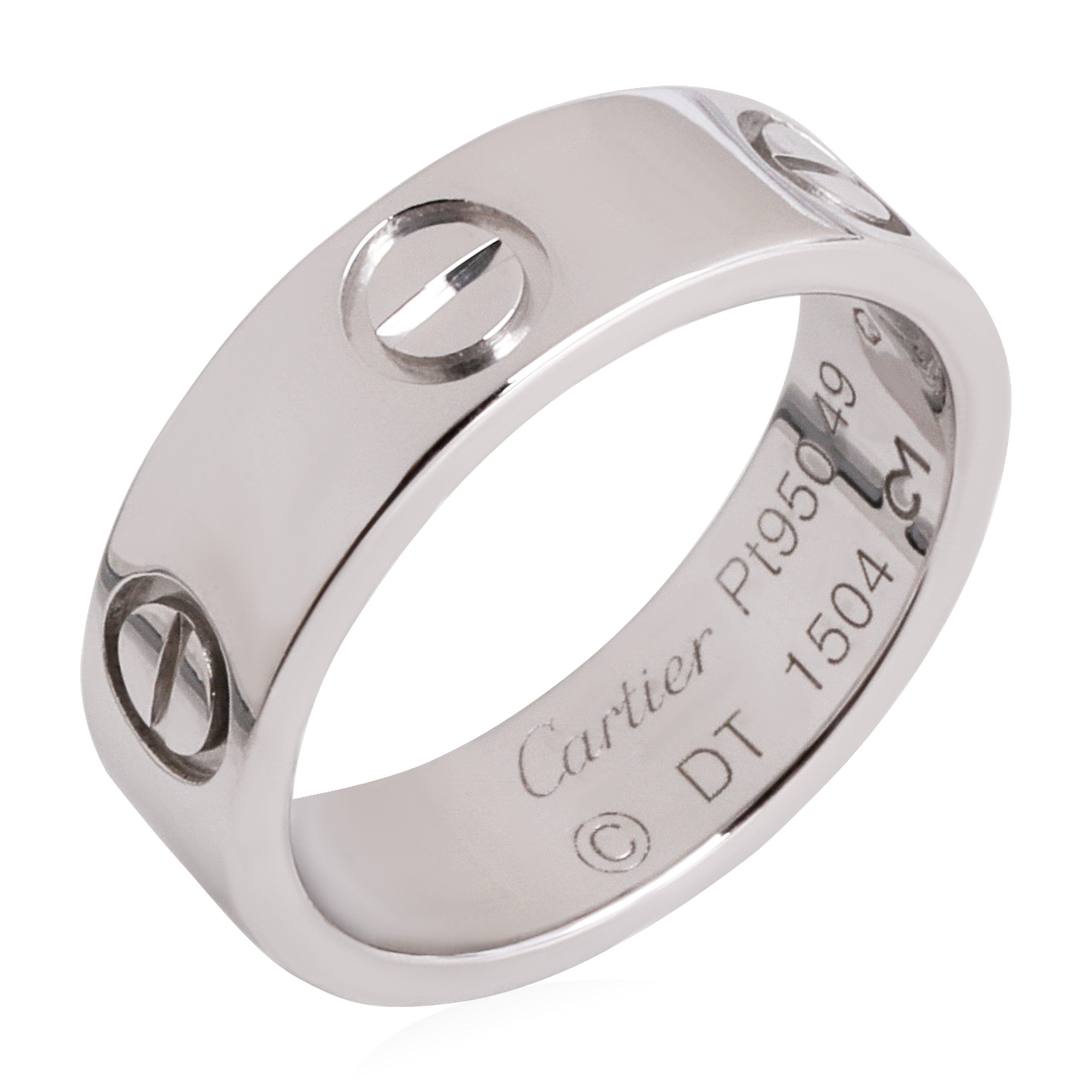 Platinum Love Ring N938