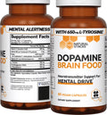Dopamine Focus Supplement with L-Tyrosine, 60 Capsules O36965