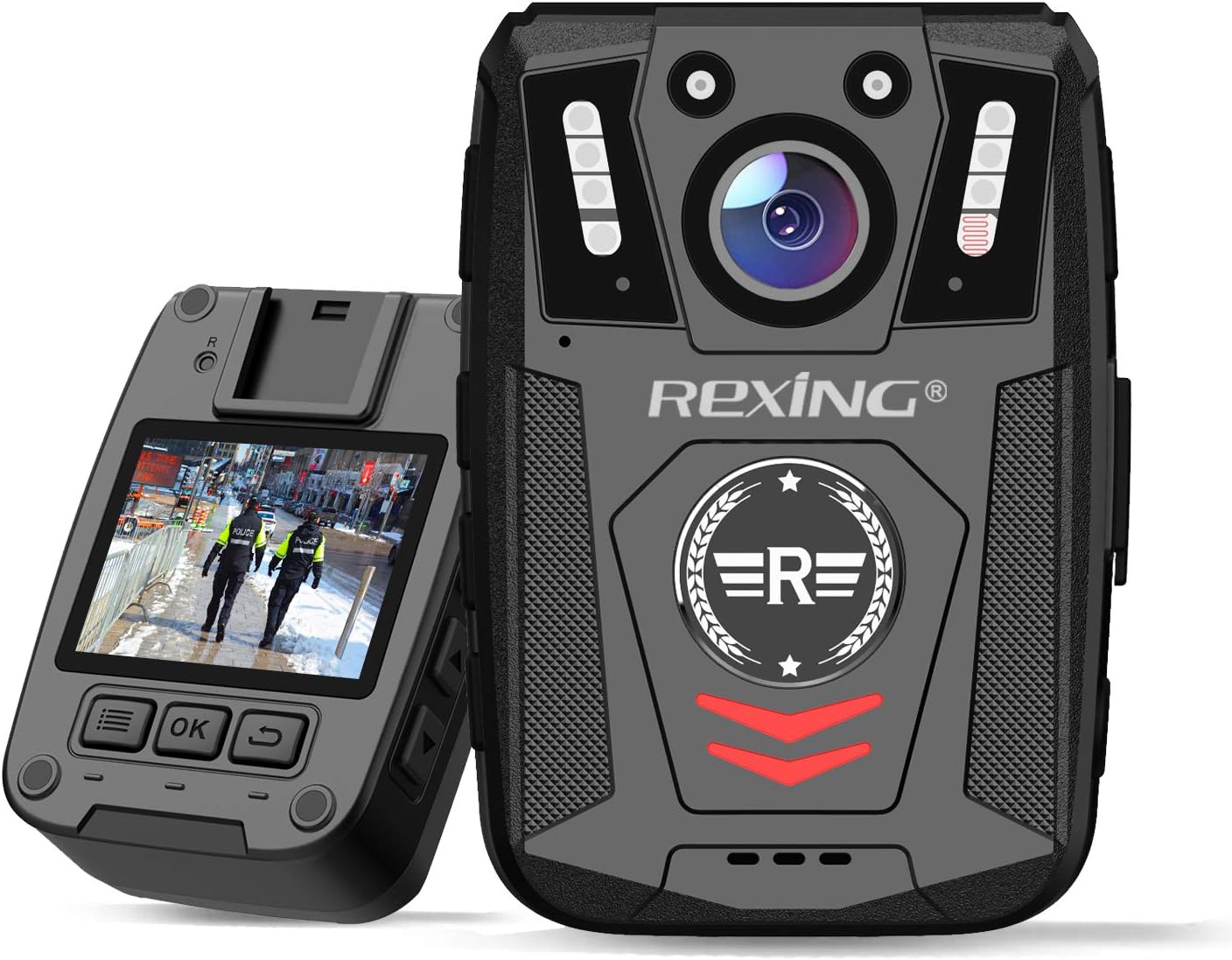 Body Worn Camera with 2” Display 1080p Full HD, 64G Memory, Infrared Night Vision, 3000 mAh Battery, Waterproof Z842