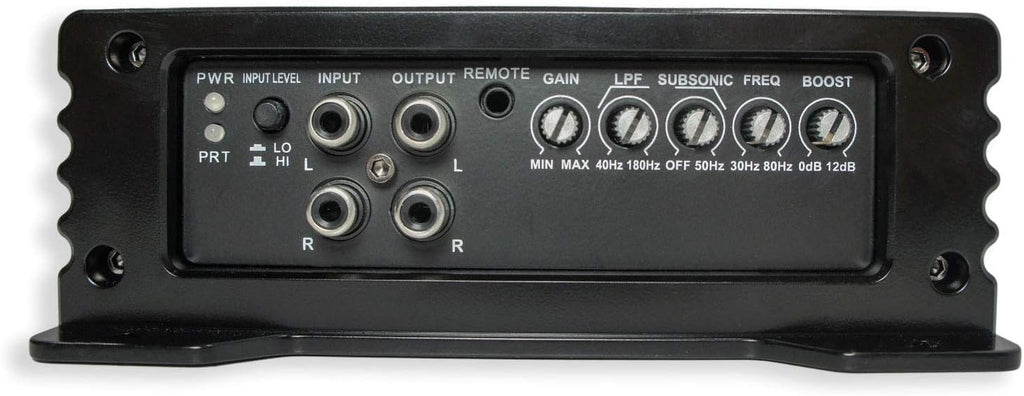 Vented Port Dual 12 Loaded Sub Box Bundle with Amp & Install Kit C794
