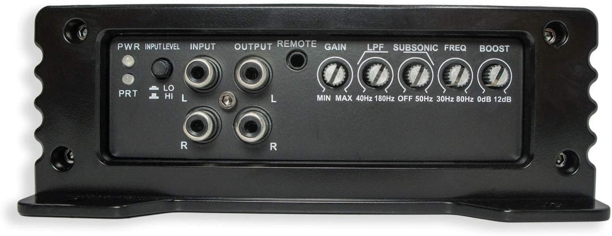Vented Port Dual 12 Loaded Sub Box Bundle with Amp & Install Kit C794