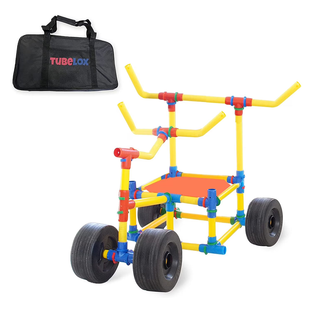 220 Piece Building and Construction Toy Set with Storage Bag D8646
