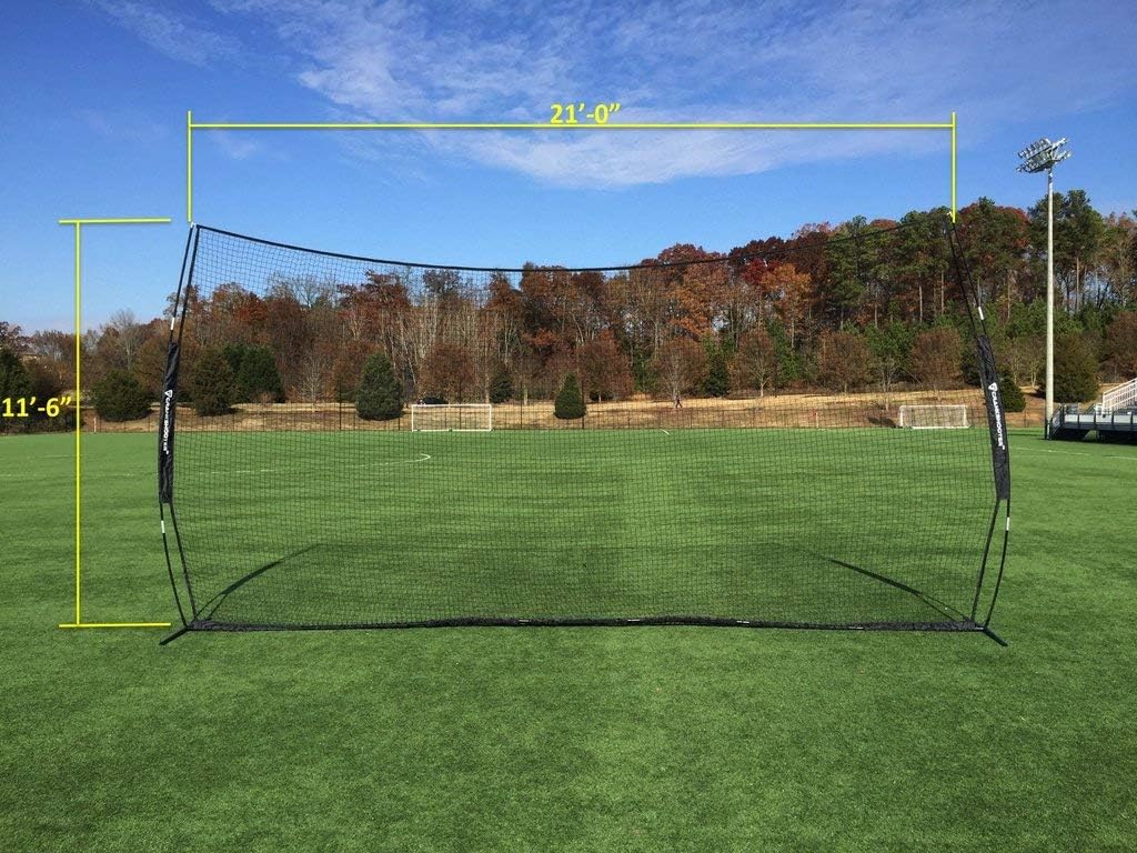 Lacrosse Backstop, 21' x 11' Collapsible Barrier Wall, Includes Travel Case B24733
