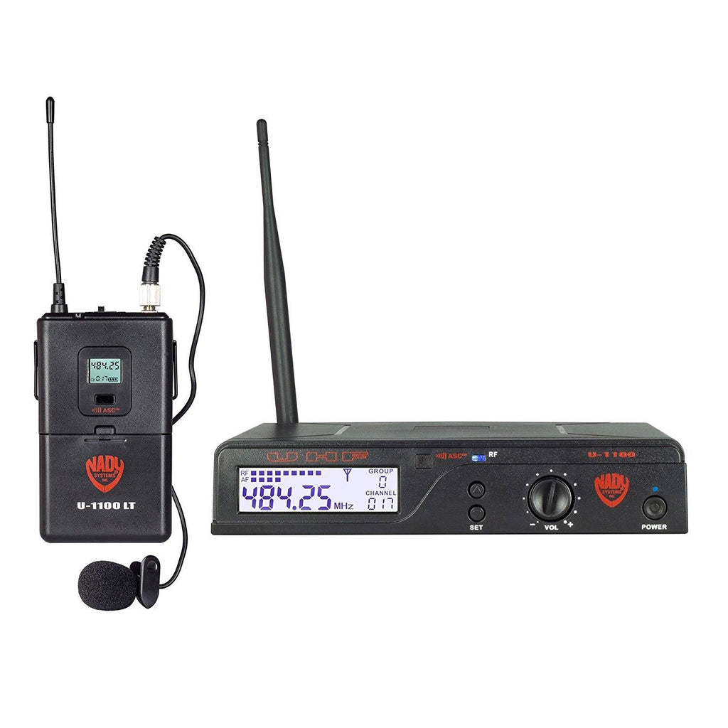 100-Channel UHF Wireless Lavalier Microphone System B2206