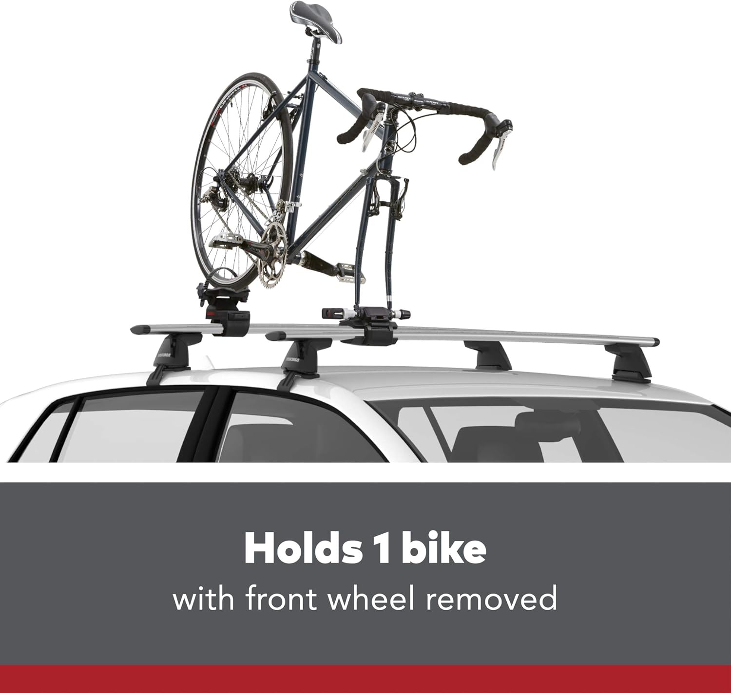 Fork Mount Bike Carrier for Roof Racks, 1 Bike Capacity W158737