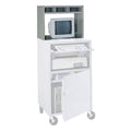 Gray Computer Cabinet B184728