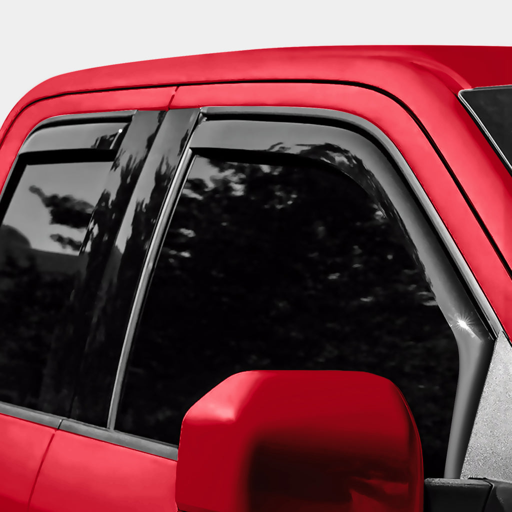 4 Pieces In-Channel Window Deflectors for Ford F150 V6510