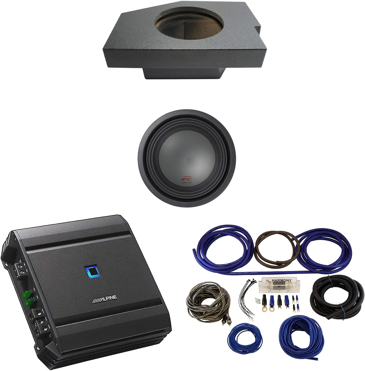 Single 10" Custom Loaded Sub Box Enclosure C82870