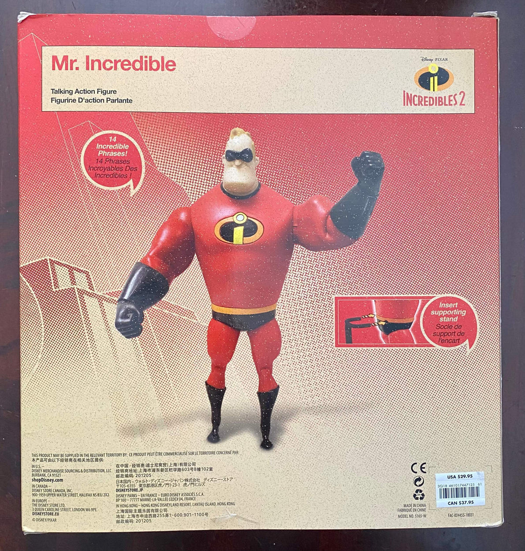 Mr. Incredible Light-Up Talking Action Figure N1208