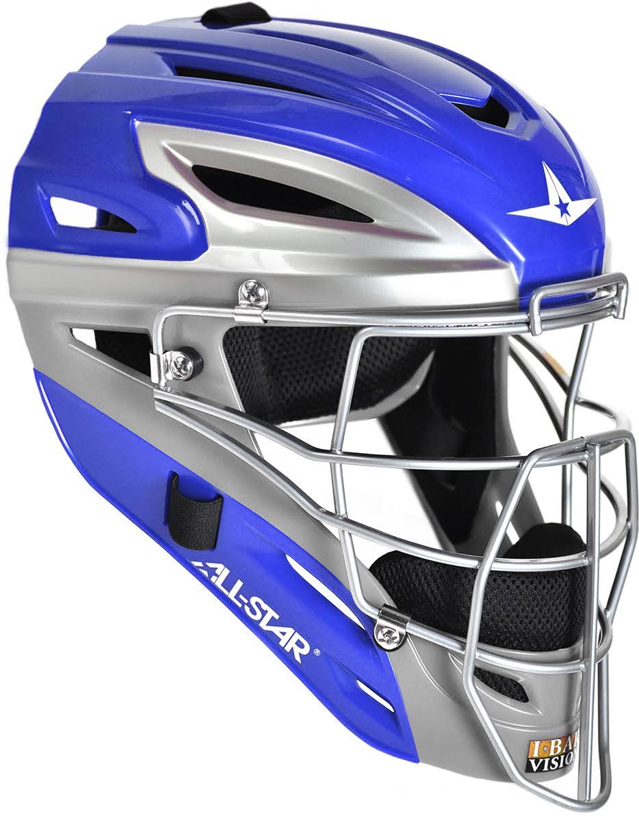 Royal/Silver Adult Catcher's Helmet Z6742