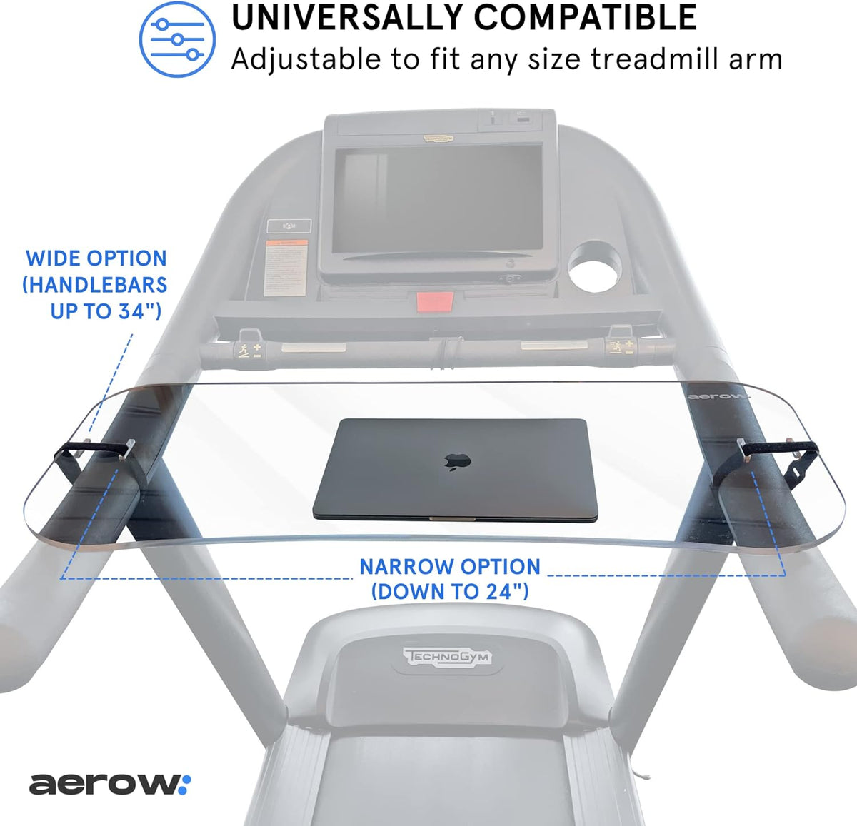 Clear Laptop Stand for Treadmill Pack of 2 W6349