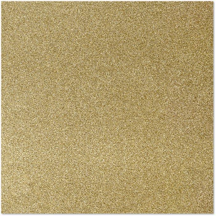 12 x 12 Cardstock Gold Sparkle Pack of 50 X9897