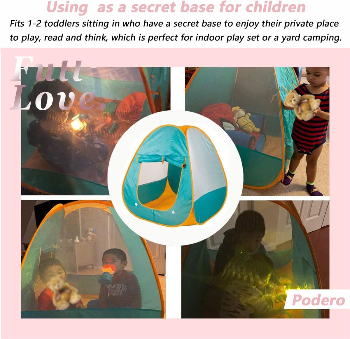 21 Pcs Pop Up Kids Play Tent Y73695