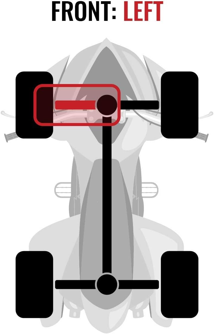 Front Left Axle for Can-Am Outlander 800 4X4 O9401
