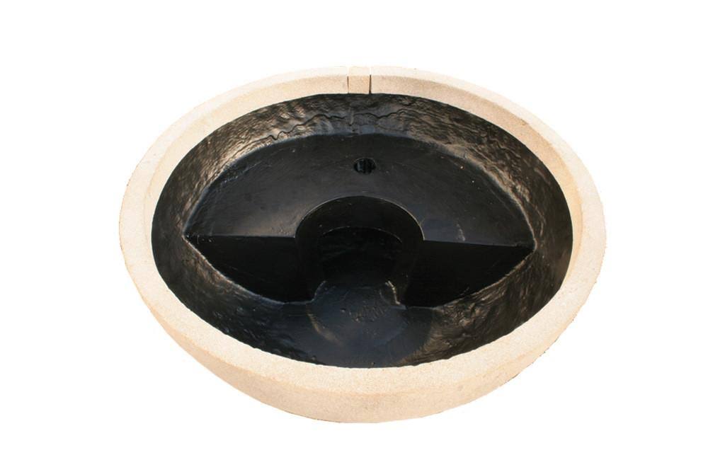 Textured Gray Slate Aquatic Patio Pond Q441