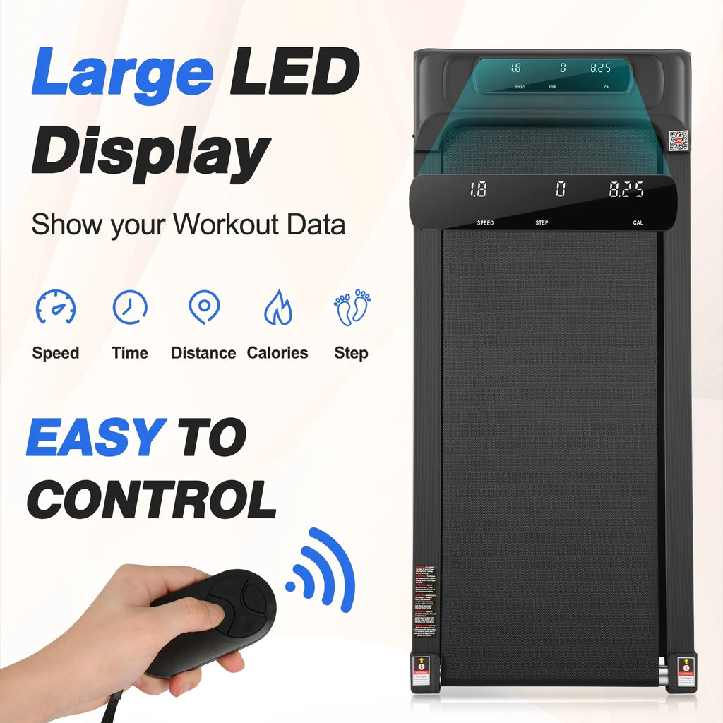 2.5HP Electric Walking Pad Treadmill with LED Display Y6830