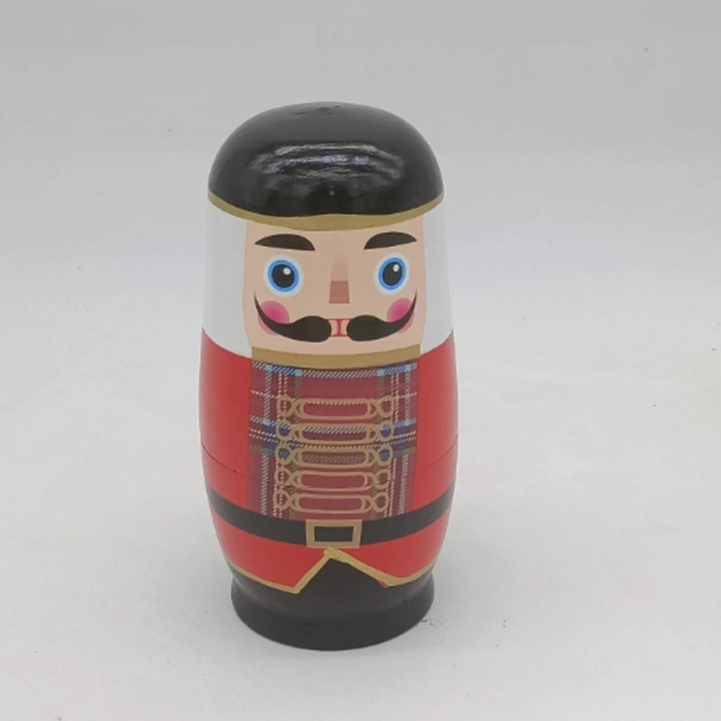 Walnut Soldier Nesting Doll Toy C4095