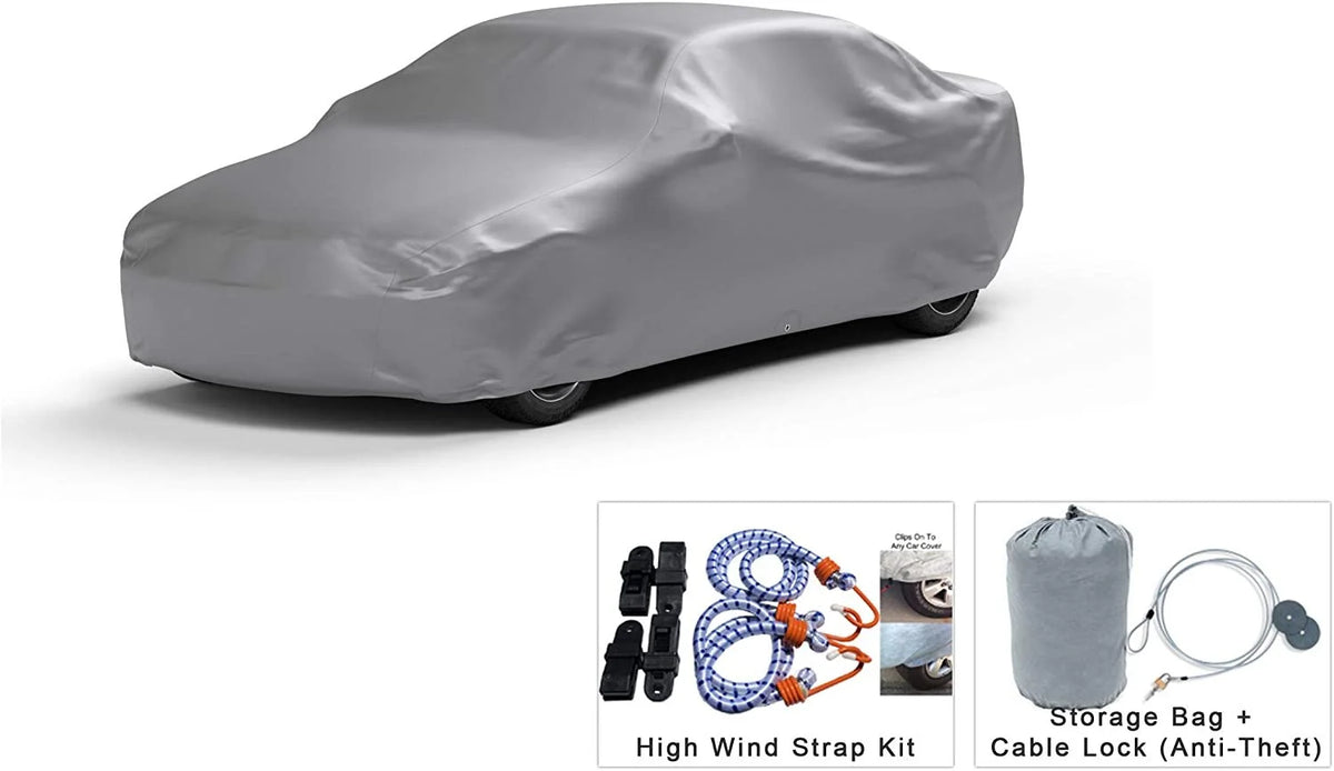 Weatherproof Car Cover with Fleece Lining W138